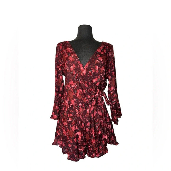 FREE PEOPLE - All the Right Rufflea Floral Romper | Small - Picture 3 of 10